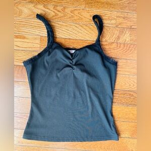 Women’s  Romwe Simple Black Tank Top Size M